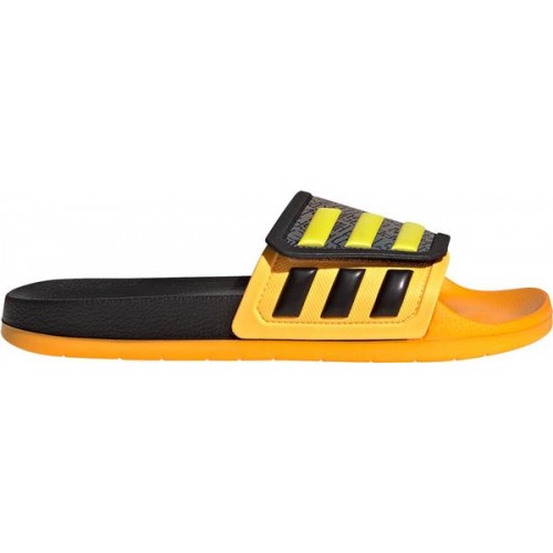 adidas Men's Adilette TND Black/Yellow Slides adidas Men's Adilette TND Black/Yellow Slides