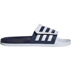 adidas Men's Adilette TND White/Blue/White Slides