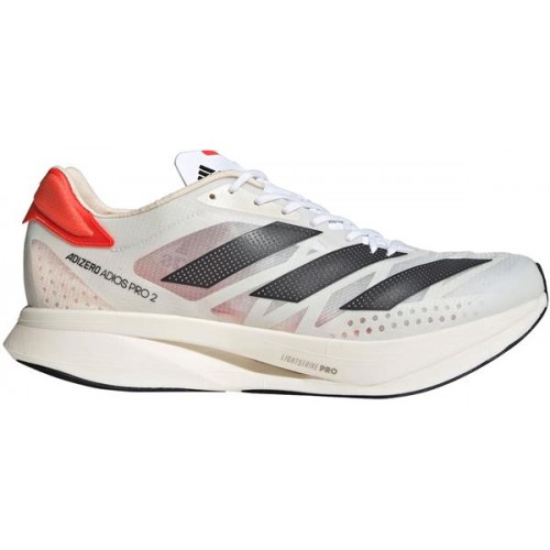 adidas Men's Adizero Adios Pro 2.0 Running White/Red Shoes adidas Men's Adizero Adios Pro 2.0 Running White/Red Shoes