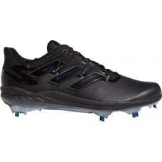 adidas Men's adizero Afterburner 8 Metal Baseball Black/Iridescent Cleats