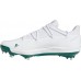 adidas Men's adizero Afterburner 8 Metal Baseball White/Green Cleats adidas Men's adizero Afterburner 8 Metal Baseball White/Green Cleats