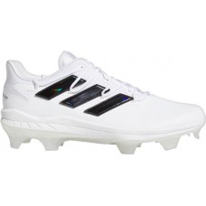 adidas Men's adizero Afterburner 8 Pro TPU Baseball White/Iridescent Cleats