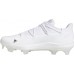 adidas Men's adizero Afterburner 8 Pro TPU Baseball White/Iridescent Cleats