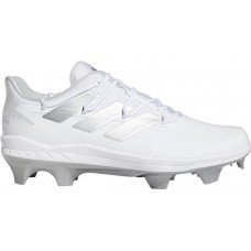 adidas Men's adizero Afterburner 8 Pro TPU Baseball White/Silver Cleats