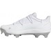 adidas Men's adizero Afterburner 8 Pro TPU Baseball White/Silver Cleats