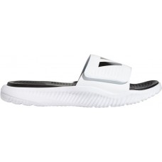 adidas Men's Alphabounce Basketball Black/Black/White Slides