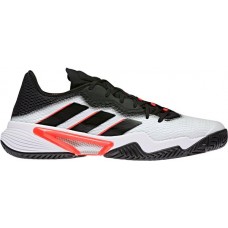 adidas Men's Barricade Tennis White/Black/Red Shoes