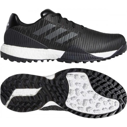 adidas Men's CODECHAOS Sport Golf Black/Grey Shoes adidas Men's CODECHAOS Sport Golf Black/Grey Shoes
