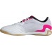 adidas Men's Copa Sense .3 Indoor Soccer White/Pink Shoes
