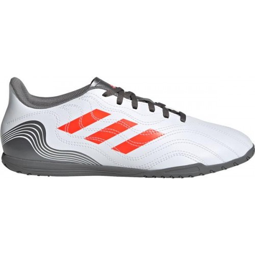 adidas Men's Copa Sense .4 Indoor Soccer White/Red Shoes adidas Men's Copa Sense .4 Indoor Soccer White/Red Shoes
