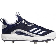 adidas Men's Icon 6 Metal Baseball Navy/White Cleats