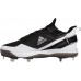 adidas Men's Icon 7 Boost Metal Baseball Black/White Cleats