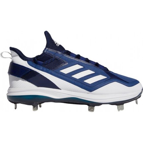 adidas Men's Icon 7 Boost Metal Baseball Navy/White Cleats adidas Men's Icon 7 Boost Metal Baseball Navy/White Cleats