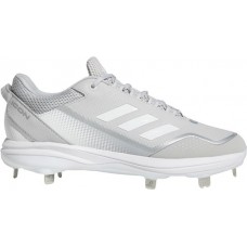 adidas Men's Icon 7 Metal Baseball Grey/White Cleats adidas Men's Icon 7 Metal Baseball Grey/White Cleats