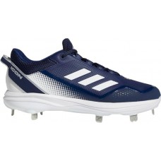 adidas Men's Icon 7 Metal Baseball Navy/White Cleats