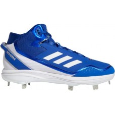 adidas Men's Icon 7 Mid Metal Baseball Blue/White Cleats