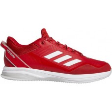 adidas Men's Icon 7 Turf Baseball Red/Silver Cleats