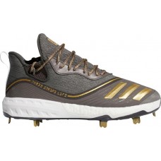 adidas Men's Icon V Baseball Grey/Gold Cleats adidas Men's Icon V Baseball Grey/Gold Cleats
