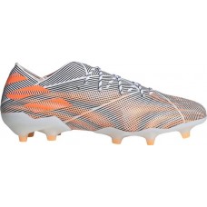 adidas Men's Nemeziz.1 FG Soccer White/Orange Cleats