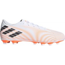 adidas Men's Nemeziz .4 FXG Soccer White/Orange Cleats