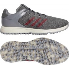 adidas Men's S2G Golf Grey/Grey/Burgundy Shoes adidas Men's S2G Golf Grey/Grey/Burgundy Shoes