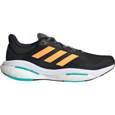 adidas Men's Solar Glide 5 Running Black/Orange/Multi Shoes
