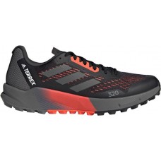 adidas Men's Terrex Agravic Flow 2 Trail Running Black/Grey/White Shoes