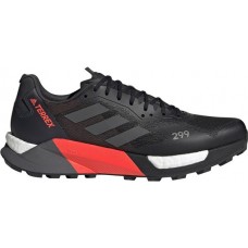 adidas Men's Terrex Agravic Ultra Trail Running Black/Grey/Red Shoes