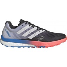 adidas Men's Terrex Speed Ultra Trail Running Black/White Shoes adidas Men's Terrex Speed Ultra Trail Running Black/White Shoes