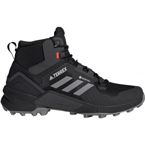 adidas Men's Terrex Swift R3 Mid Hiking Black Boots adidas Men's Terrex Swift R3 Mid Hiking Black Boots