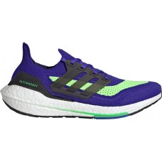 adidas Men's Ultraboost 21 Running Green/Black/Purple Shoes adidas Men's Ultraboost 21 Running Green/Black/Purple Shoes