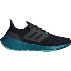 adidas Men's Ultraboost 22 Running Black/Mint Shoes