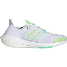 adidas Men's Ultraboost 22 Running White/Blue Shoes