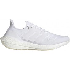 adidas Men's Ultraboost 22 Running White/White/Black Shoes