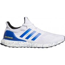 adidas Men's Ultraboost 5.0 DNA White/Blue/Yellow Shoes