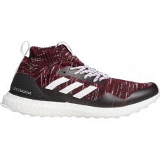 adidas Men's Ultraboost DNA X PE Mid Running Burgundy/Black Shoes