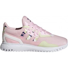 adidas Originals Kids' Grade School Flex Running Pink/White/Lime Shoes