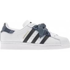 adidas Originals Kids' Grade School Superstar White/Black/Gold Shoes