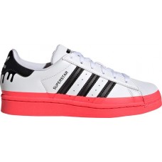 adidas Originals Kids' Grade School Superstar White/Turbo Shoes