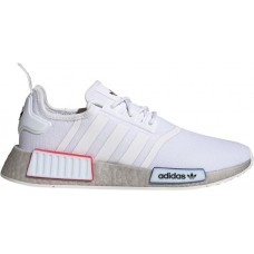 adidas Originals Men's NMD_R1 White/White/Grey Shoes
