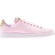 adidas Originals Women's Stan Smith Primegreen Pink/Blue/Tan Shoes