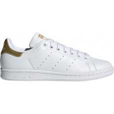 adidas Originals Women's Stan Smith Primegreen White/Gold Shoes