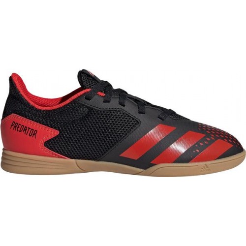 adidas Predator 20.4 Sala Kids' Indoor Soccer Black/Red Shoes adidas Predator 20.4 Sala Kids' Indoor Soccer Black/Red Shoes