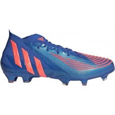 adidas Predator Edge.1 FG Soccer Blue/Orange Cleats adidas Predator Edge.1 FG Soccer Blue/Orange Cleats