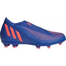 adidas Predator Edge.3 Kids' Laceless FG Soccer Blue/Orange Cleats
