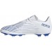 adidas Predator Edge.4 Kids' FXG Soccer White/Blue Cleats adidas Predator Edge.4 Kids' FXG Soccer White/Blue Cleats