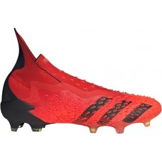 adidas Predator Freak + FG Soccer Red/Black Cleats