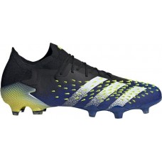 adidas Predator Freak.1 Low FG Soccer Black/Blue Cleats