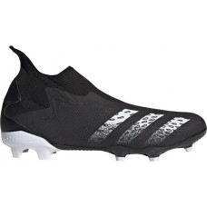 adidas Predator Freak .3 Laceless FG Soccer Black/White Cleats