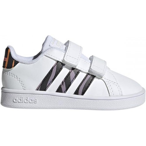 Adidas Toddler Grand Court White/Black/Red Shoes Adidas Toddler Grand Court White/Black/Red Shoes